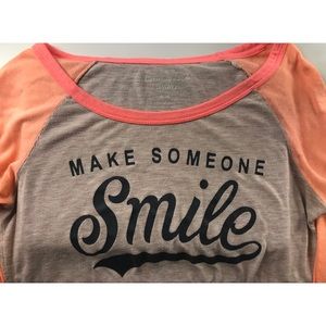 Cute graphic baseball tee